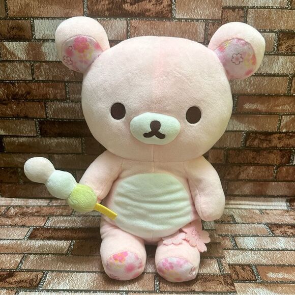 Rilakkuma cherry Blossom Sakura plush stuffed toy - Picture 6 of 9